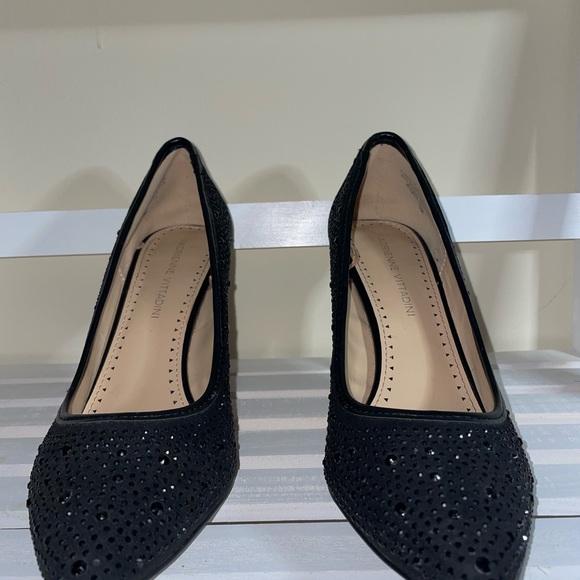 Black rhinestone heels - Picture 5 of 13